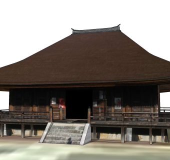 日式古建草图大师模型下载、古建su模型下载