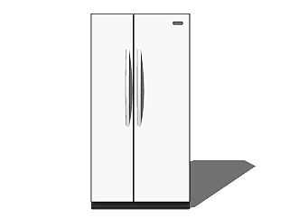 现代<em>冰箱</em>草图大师模型，<em>冰箱</em>sketchup模型