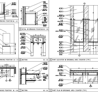 【超全】5600多套室内设计施工图大样节点剖面图合集