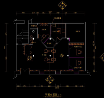 爱尔兰办公室CAD施工图，CAD建筑图纸免费下载