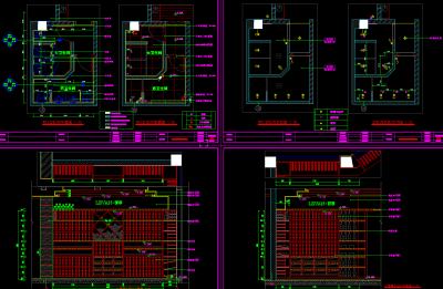 全套红酒专卖店CAD施工图，红酒专卖店CAD施工图纸下载
