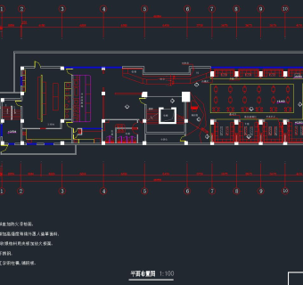 现代酒吧设计施工图，酒吧CAD施工图纸下载