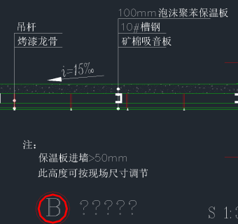 矿棉板石膏板节点大样图楼梯节点施工图，节点大样CAD施工图纸下载
