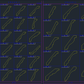 踢脚线素材大全CAD图库，踢脚线CAD图纸下载