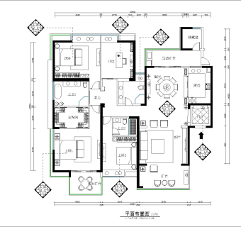 现代家居CAD施工图下载