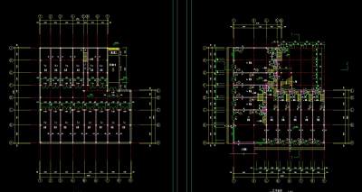 仿古清式公建建筑CAD图纸，建筑CAD图纸下载