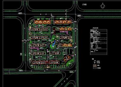 小区规划平面图CAD图纸