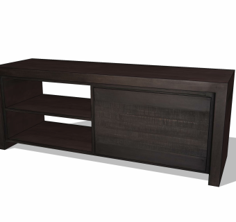  现代电视柜草图大师模型，电视柜SU模型下载