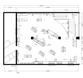 体育品牌专卖店标准单柜图CAD施工图大全，单柜CAD建筑图纸下载