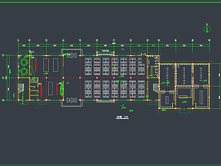 食堂浴室CAD<em>建筑图纸</em>，食堂浴室CAD施工图纸下载