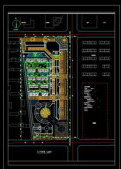 整套小区规划平面图CAD图纸下载