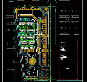 整套小区规划平面图CAD图纸下载