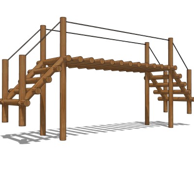 现代桥梁草图大师模型下载，sketchup桥梁su模型分享