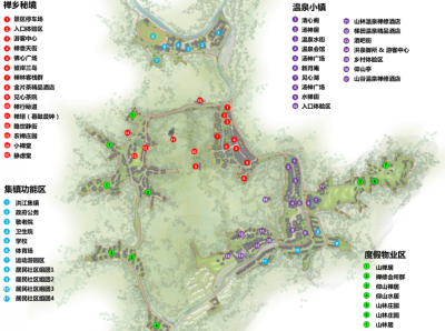 温泉旅游度假区特色小镇规化<a href=https://www.yitu.cn/su/7590.html target=_blank class=infotextkey>设计</a>——总<a href=https://www.yitu.cn/su/7392.html target=_blank class=infotextkey>平面</a>图