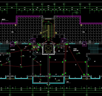 高层住宅电气施工图纸CAD图纸