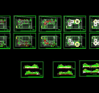 海盐天宁寺建筑设计图，寺庙CAD建筑图纸下载