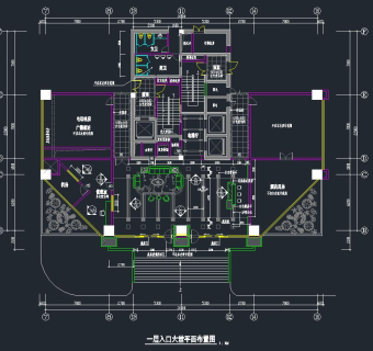 办公楼CAD施工图，CAD建筑图纸免费下载