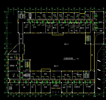 某办公楼空调CAD施工图，空调CAD设计图纸下载