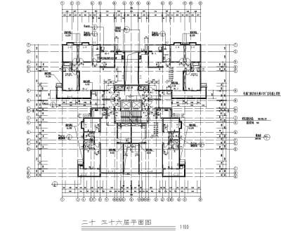 20-26层<a href=https://www.yitu.cn/su/7392.html target=_blank class=infotextkey>平面</a>图