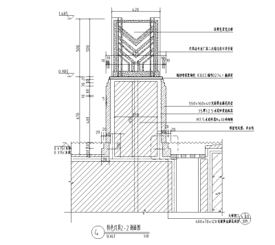 特色<a href=https://www.yitu.cn/su/6833.html target=_blank class=infotextkey>灯具</a>剖面图
