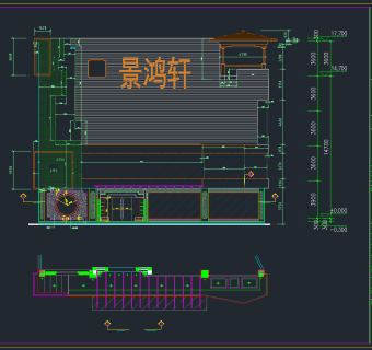 家具厂展厅室内外CAD施工图，家具展厅室内CAD施工图纸下载
