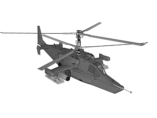 现代直升机<em>免费su模型</em>，直升机sketchup模型，直升机su...