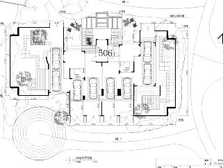 天弘山庄庭院景观设计CAD施工图