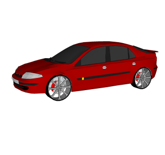 现代汽车免费su模型，汽车sketchup模型下载