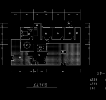 川南民居CAD施工图，民居CAD建筑图纸下载