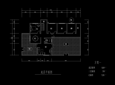 川南民居CAD施工图，民居CAD建筑图纸下载