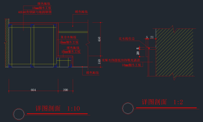 地面大样CAD图库，地材节点图纸下载