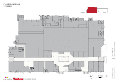 特色购物超市CAD施工图，商场CAD图纸下载