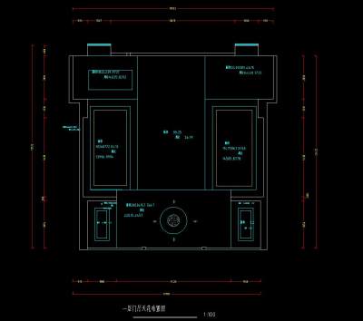 一层门厅天<a href=https://www.yitu.cn/sketchup/huayi/index.html target=_blank class=infotextkey>花</a>布置图.jpg