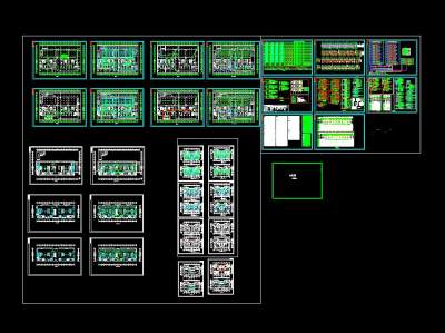 高层公寓电气施工图CAD图纸