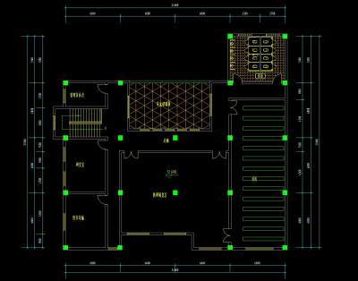 某中学图书科技楼方案设计图纸，图书馆cad建筑工程图纸下载