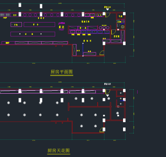 某高档中餐厅装修cad施工图下载、某高档中餐厅装修dwg文件下载