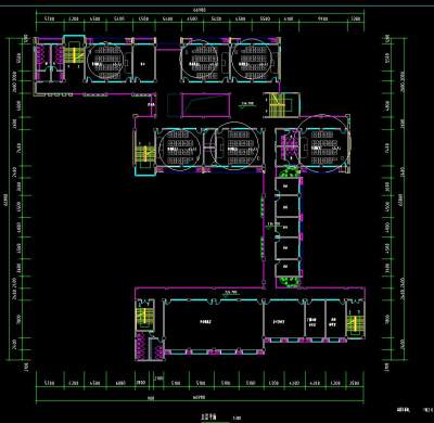 教学楼施工图CAD图纸