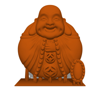 现代佛像草图大师模型，雕塑sketchup模型下载