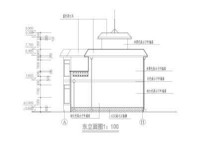 二层阁<a href=https://www.yitu.cn/su/8159.html target=_blank class=infotextkey>楼</a>内庭小<a href=https://www.yitu.cn/su/7212.html target=_blank class=infotextkey>户型</a>别墅建筑施工图_4