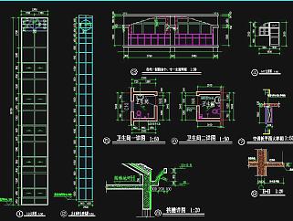 多层住宅楼建筑设计施工图，住宅楼CAD工程图下载