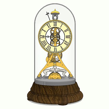  现代精品摆件草图大师模型，精品摆件SU模型下载