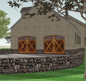 现代独栋别墅su模型下载，别墅草图大师模型分享