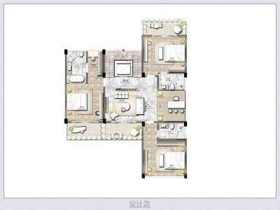 简约室内户型图设计