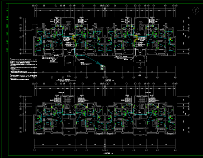 11层住宅楼电气施工图，电气CAD施工图纸下载