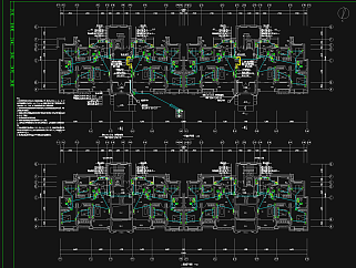 11层住宅楼电气施工图，电气CAD施工图纸下载