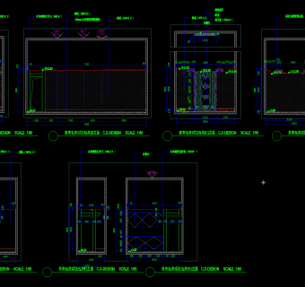 传统中餐厅施工图，中餐厅CAD平面布置图