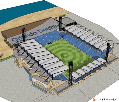 体育馆草图大师模型，体育馆SU模型下载