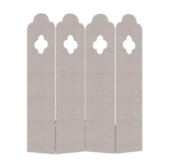 现代简约隔断屏风su模型，屏风草图大师模型下载