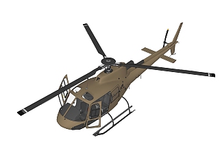 法国AS-350松鼠轻型多用途<em>直升机</em>001.zip