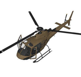 法国AS-350松鼠轻型多用途直升机001.zip